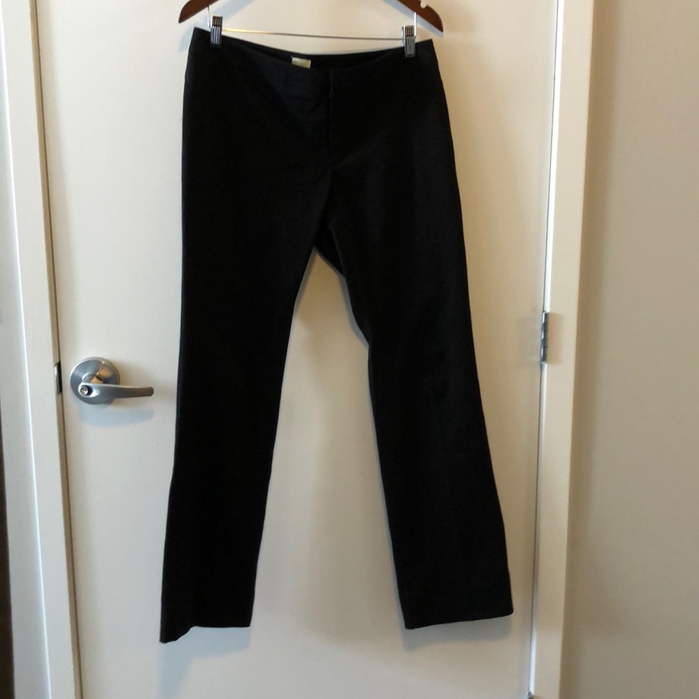 Ecru black pants 6 or 8 boot cut